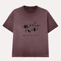 T-shirt pour homme 100% coton, effet délavé, imprimé vintage, logo personnalisé, streetwear oversize, t-shirt grande taille pour homme