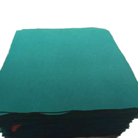 100% laine mérinos teinte verte 1-3mm doublure d'anneau matériau en feutre absorbant les chocs tissé écologique pour l'emballage de bijoux