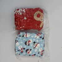 Thème de noël flocon de neige renne motif couverture confortable couverture flanelle maison couverture chaude fabricant en gros
