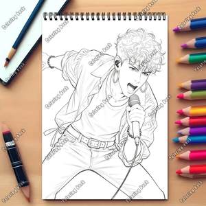 Libro para Colorear Oem Omd, Impresión <span class=keywords><strong>de</strong></span> Libros para Colorear, Diseño Elegante, Encuadernación en Espiral, Cuaderno <span class=keywords><strong>de</strong></span> Regalo para Amigos, Familiares, Colegas, Alivio del Estrés - Product Image 4