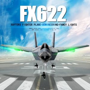 F22 FX-822 2.4GHz RTF RC <span class=keywords><strong>เครื่องบิน</strong></span><span class=keywords><strong>รบ</strong></span>290มม. wingspan EPP โฟมต่อสู้เครื่องบิน RC โมเดลเครื่องบินควบคุมระยะไกล - Product Image 2