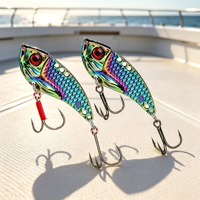 Leurre VIB Métal Professionnel, Conception Spoiler, Centre de Gravité Avancé, Lancer Ultra-Longue Portée, Coulant, Appât Vivant pour Bass, Vente en Gros, 15g