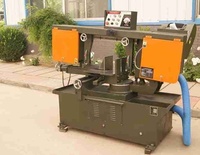 Scie à ruban rotative pour la découpe des métaux, haute productivité, modèle G260, fabrication chinoise