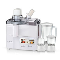 4-in-1 Elektrische Blender Voedselverwerker Fruitpers Vleesmolen Kruidenmolen Roestvrij Staal Smoothie Maker Huishoudelijk 301-500W