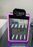Stand Display Rokok Elektronik dengan Lampu LED dan Lapisan Akrilik Transparan