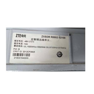 RRU R8882 S2100 ZXSDR Estación base 48VDC H.265 512Kbps Unidad remota de radio - Product Image 2