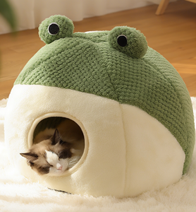 Süper yumuşak dayanıklı kumaş Pet yatak, yıkanabilir lüks kedi ve köpek yatağı yeşil küçük ve orta ve büyük ve ekstra büyük boy - Product Image 2