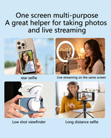 DAXINSI TD Nouveau Moniteur Vidéo Mobile à Chargement Magnétique avec Réglage de la Mise au Point - Écran Tactile pour Selfies, Streaming en Direct, Courtes Vidéos et Jeux