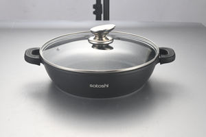 Juego de Ollas de Cocina Antiadherentes de Aluminio con Revestimiento de Granito Clásico, Ecológico, con Tapa de Vidrio, <span class=keywords><strong>Precio</strong></span> de Fábrica - Product Image 5