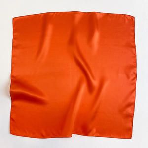 אישית מט כיכר 50*50 צעיפי 100% סאטן שיער משי ראש קצה צעיף מוצק צבע בנדנה הנחת אישה BB - Product Image 2