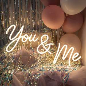 Letrero de Neón Romántico 'El Amor Siempre Será', Letras Personalizadas, Luz Nocturna Luminosa para Propuesta de Matrimonio - Product Image 1