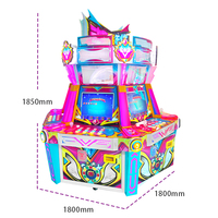 Kising, la machine de jeu d'arcade à monnayeur la plus populaire pour 6 joueurs, pour enfants, avec système de rédemption de tickets