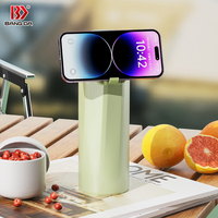 Bouteille de sport sous vide en acier inoxydable à double paroi isolée et fabriquée avec support pour téléphone