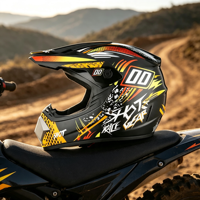 Casques de moto tout-terrain personnalisés pour jeunes, certifiés ABS DOT, imperméables, pour projets OEM/ODM sur mesure