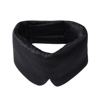 Masker Mata Sutra Mulberry 100% Ukuran Besar 3D 16mm, Sutra Mulberry Blackout, Bernapas, Ringan, Lembut, Velcro Dua Sisi, Masker Tidur