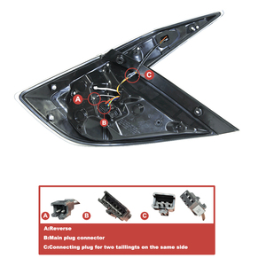Luz Trasera LED RGB Estilo DK Motion para Honda CIVIC 2016 2017 2018 2019 2022 10.ª Generación FK Sedán, Conjunto de Lámpara Trasera - Product Image 3