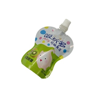 Custom Printed Shaped PET Aluminum Foil Baby Food Bag Stand Liquid Jelly Juice Spout <strong>Pouch</strong> for <strong>Milk</strong> and Beverage Packaging - Product Image 4