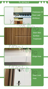 Factory Sale High Quality WPC <strong>PVC</strong> Film Bedroom Waterproof Upvc Door Interior Door Modern Mdf <strong>Pvc</strong> Door - Product Image 6