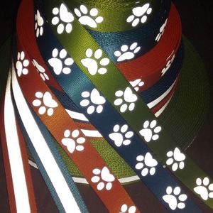 Printed logo Reflective Nylon <b>Webbing</b> Tape Strap for Clothes Garment - Product Image 4