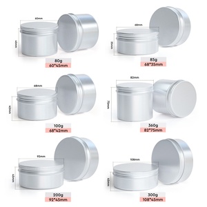 Merrynewon Custom Design Cosmetic Aluminium Jar Empty Cream Jars for <b>Body</b> <b>Scrub</b> Cream Packaging - Product Image 3