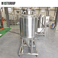 Cuve de fermentation de bière Cuve de fermenteur de bière conique 100L Brassage amateur de brassage à vendre
