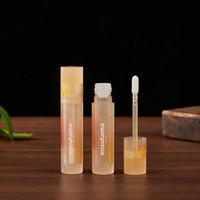 Tubes de brillant à lèvres vides en PETG couleur bonbon, mignons, avec sérigraphie pour emballage cosmétique et impression personnalisée en gros