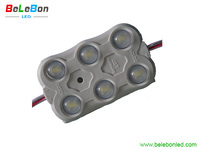 Moule à coque blanche et noire cc 12v, 6 puces, 6 Led, 6 lentilles IP65, vente en gros, 5630 5730 SMD, livraison gratuite