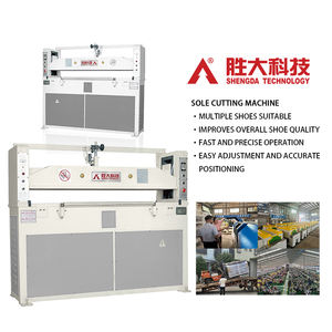 Machine de découpe hydraulique plane SHENGDA 30 tonnes pour cuir, EVA, semelles de tongs, bordures de ceintures, bandes et semelles de pantoufles - Product Image 2