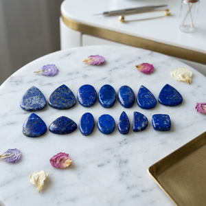 Piedras Preciosas de Lapislázuli, Formas Mixtas, Pulimentadas, Mineral Azul Suelto para Joyería, Joyería Konain de Afganistán, 5mm-30mm - Product Image 3