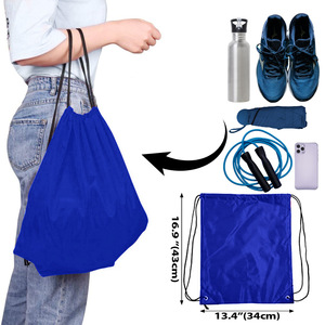 Drawstring Sport Bag 34x43cm Waterproof Oxford Cloth Basketball <b>Training</b> <b>Backpack</b> Custom Logo Printing - Product Image 1