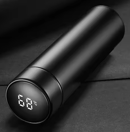 Intelligent LED Touch Display Thermos Cup Tumbler Stainless Steel Smart Water Bottle With LED Creative Gift Smart Water Bottle