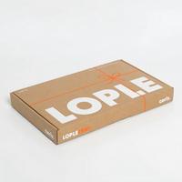 Boîte d'expédition pliable rigide en papier recyclé résistant à la graisse, personnalisée, haut de gamme, écologique, pour avion, impression offset, réutilisable