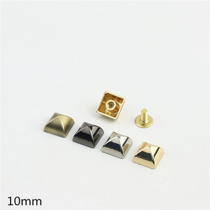 10/12/15/18mm hợp kim khóa túi xách trang trí phần cứng phụ kiện vít chân đinh tán kim tự tháp đinh tán - Product Image 3