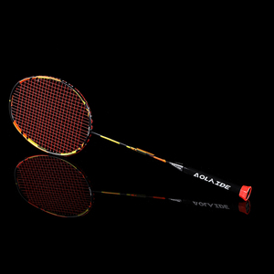 Tùy Chỉnh In Chuyên Nghiệp Căng Thẳng Cao Cạnh Tranh Đào Tạo Trọng Lượng Nhẹ Smash Ánh Sáng Graphite Carbon Sợi Cầu Lông Vợt - Product Image 2