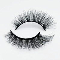 Vente en gros 5 paires de cils de renard 3D naturels pleine bande faux cils de vison yeux de chat faux cils