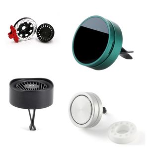 น้ำหอมคลิปติดช่องแอร์รถยนต์หรูหราสไตล์ที่กำหนดเองเจลน้ำหอมปรับอากาศวัสดุโลหะผสมผลิตในประเทศจีนรวมถึงกล่องเติม - Product Image 3