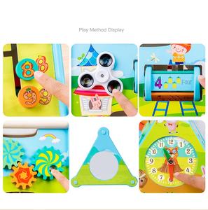 Triángulo de Actividades de Madera de 5 Lados, Centro de Juego Educativo Montessori para Niños Pequeños - Product Image 5