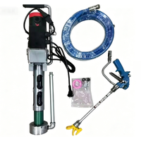 Pulvérisateur de mastic haute pression multifonctionnel, machine de pulvérisation de revêtement imperméable industrielle pour la construction de murs en pâte de ciment