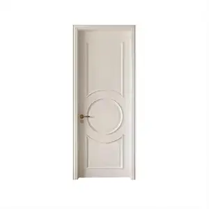 American popular design interior wooden door Solid wooden doors model for villa