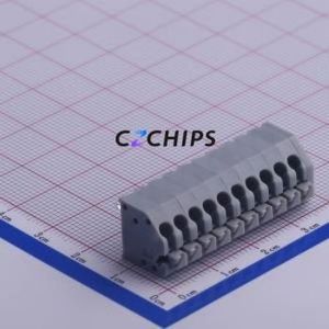KF250-3.5-10P-1 Spring Terminal Block Through hole Component (THT),P=3.5mm Connector 3.5mm 10P 10 5A - Product Image 1