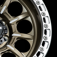 FORGING KINGDOM 5-Lug/6-Lug/8-Lug Velg Off-road Aluminium Alloy Tempa Baru Heavy Duty 20mm/25mm ET Multi-Spoke Jeep 4x4 Garansi 2 Tahun