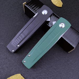 มีดพกพา EDC สำหรับกิจกรรมกลางแจ้ง G10 กันลื่น สำหรับตั้งแคมป์ เอาตัวรอด ช่วยเหลือ ใช้ในชีวิตประจำวัน พกพาสะดวก มีดพับ มีดหั่นผักและผลไม้ - Product Image 5