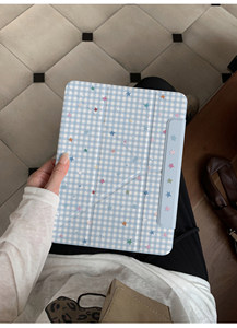 Nuova Custodia Magnetica a Righe con Stelle per <span class=keywords><strong>iPad</strong></span> <span class=keywords><strong>Air</strong></span> 7/6, <span class=keywords><strong>Apple</strong></span> 11a Generazione, Pro, Tablet Mini 7, per Ragazze 11/10a Generazione - Product Image 3