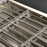Plateau de cuisson électrique commercial Barbecue intérieur sans fumée Grill Brochette d'agneau Grill