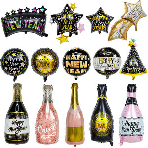 Globo de Papel de Aluminio de 18 Pulgadas para Año Nuevo, Decoración Festiva, Suministros para Globos, Artículos Decorativos para Fiestas de Navidad y Año Nuevo - Product Image 1