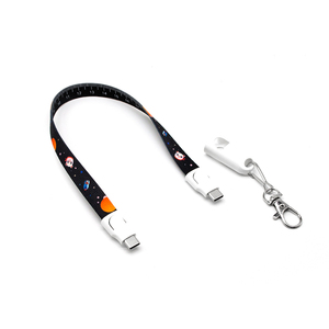 Hot Sale Lanyard Data Transfer Cable Type c PD 20W Charging for Mobile Phone Etc Electronic Product