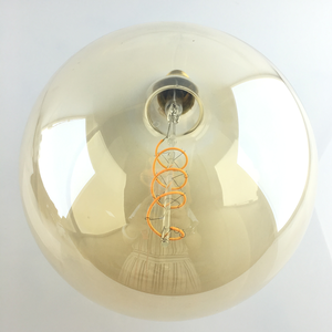 Ampoule LED à filament souple extra grande ronde 4W/8W 2700K Verre <span class=keywords><strong>Culot</strong></span> E26/<span class=keywords><strong>E27</strong></span> AC 220V CRI 80 Angle de faisceau 360° - Product Image 3