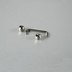 <span class=keywords><strong>Piercing</strong></span> de Titanio G23 para Clavícula, Estilo Básico, Doble Cabeza en Ángulo Recto, Implante Dérmico, Joyería de Moda - Product Image 2
