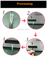 Machine à redresser les câbles réseau RJ45 RJ12, machine à aplatir les fils Cat6, machine à redresser les câbles réseau LAN Cat56