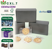 Boîte en carton pliable de qualité alimentaire biodégradable, taille personnalisée, boîte en papier alimentaire pour emporter des bonbons
